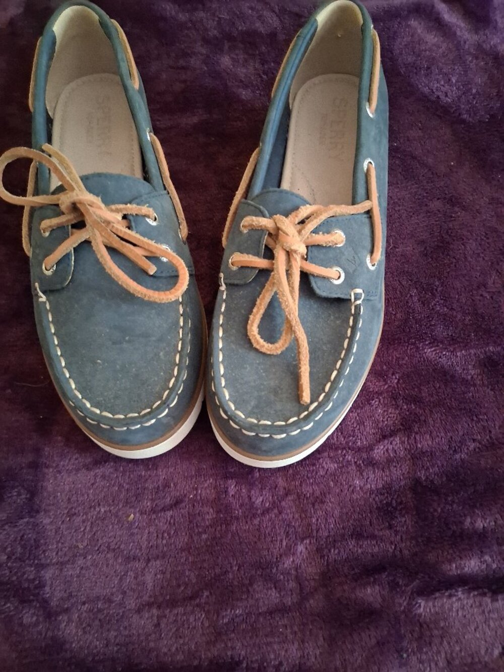 Sperry Topsider Leather Boat shoes 7 New